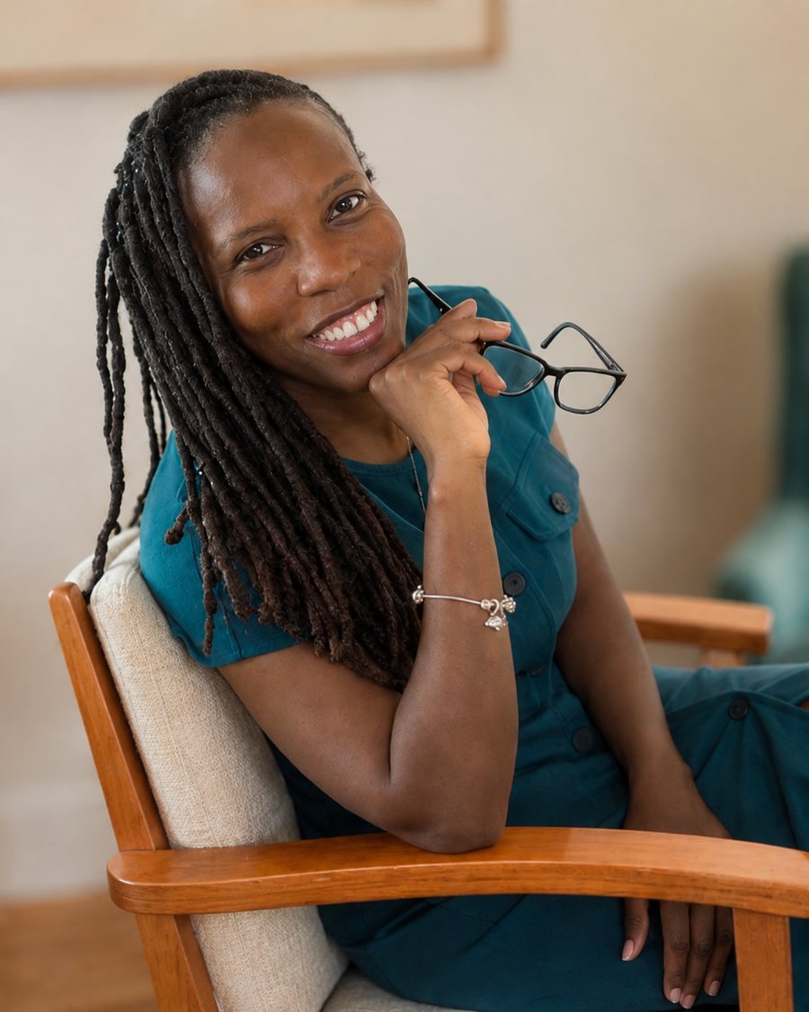 Ione Hepburn in her counselling room. Read about Ione